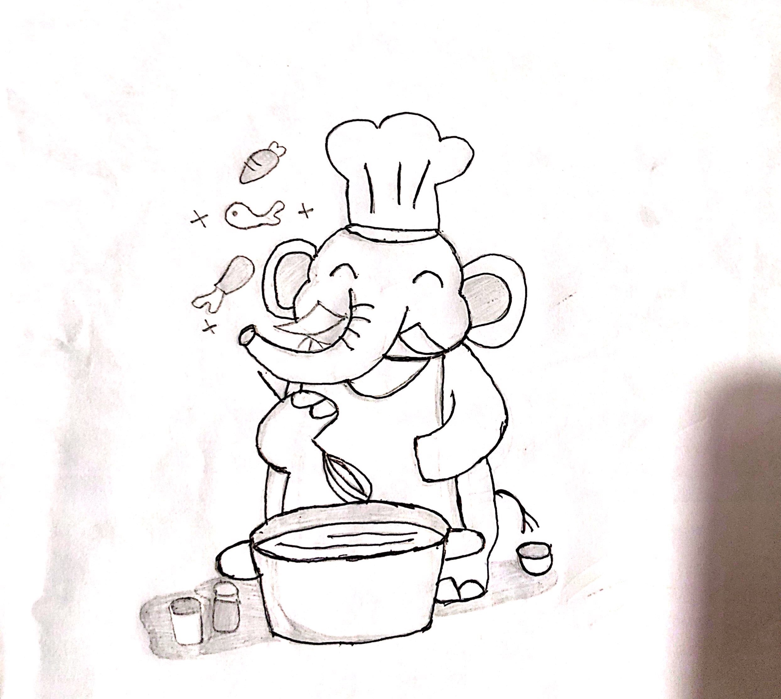 Banana khawa elephant
